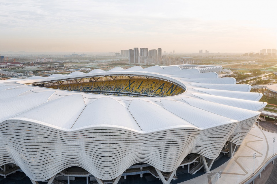 Master Plan and Main Stadium Design and Xi An Olympic Sports Center China by PTW