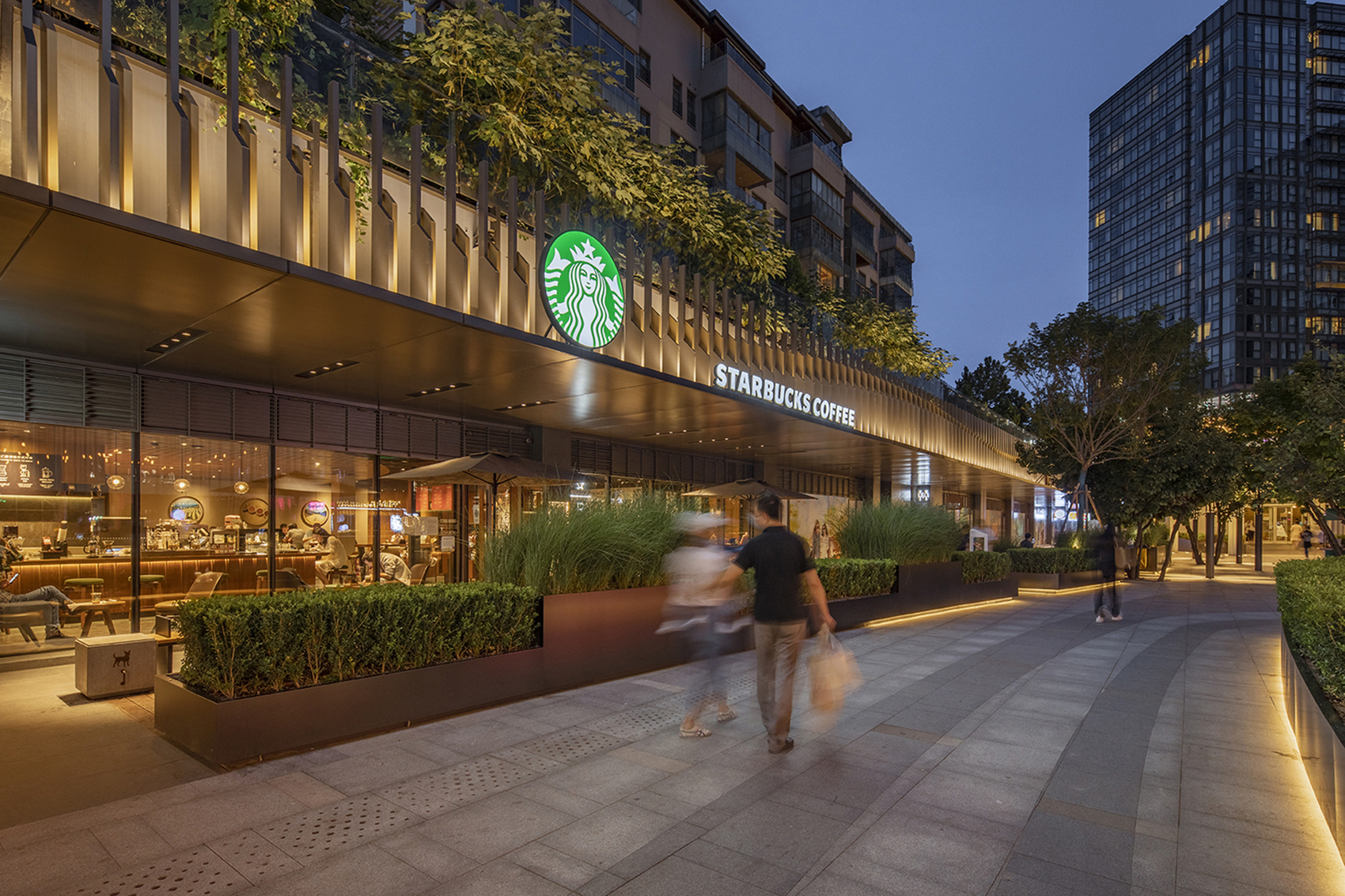 lighting heals urban space lighting design of beijing cr land instreet china by prol