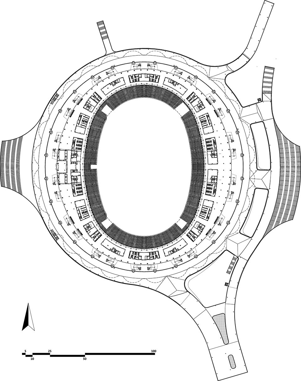 Master Plan and Main Stadium Design and Xi An Olympic Sports Center China by PTW