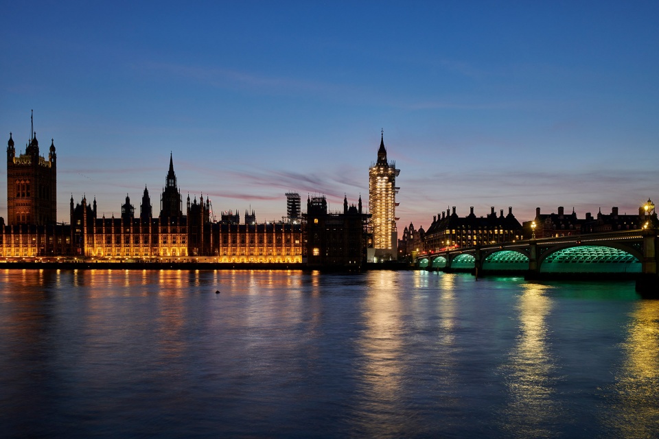 Westminster Bridge Illuminated River © James Newton 4