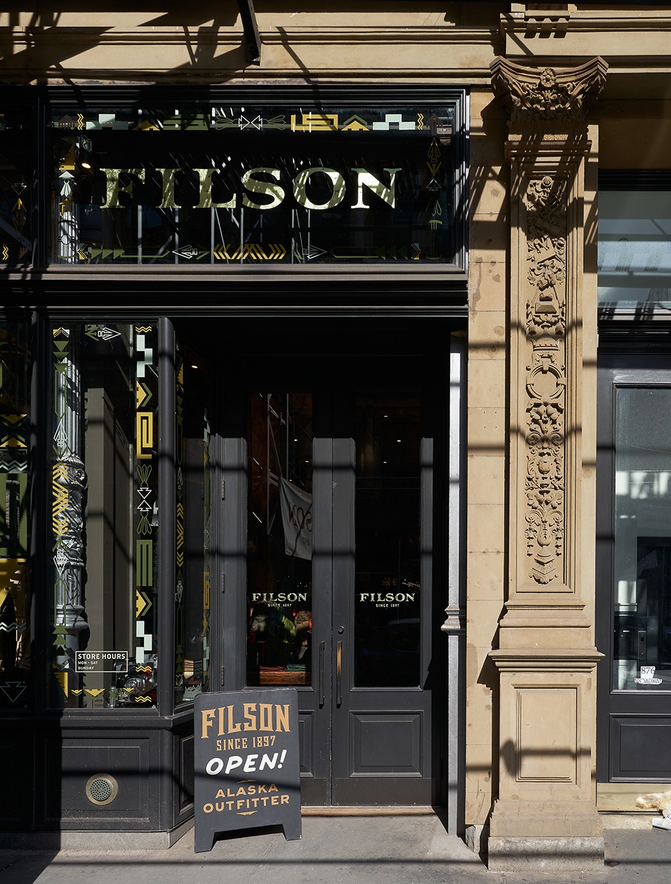 filson nyc flagship by heliotrope architects