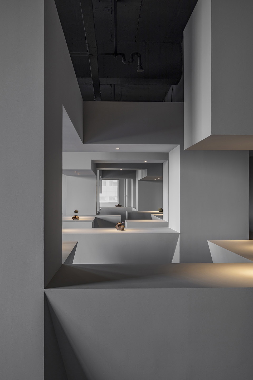 Folding gallery art Center China by BANDe Architects