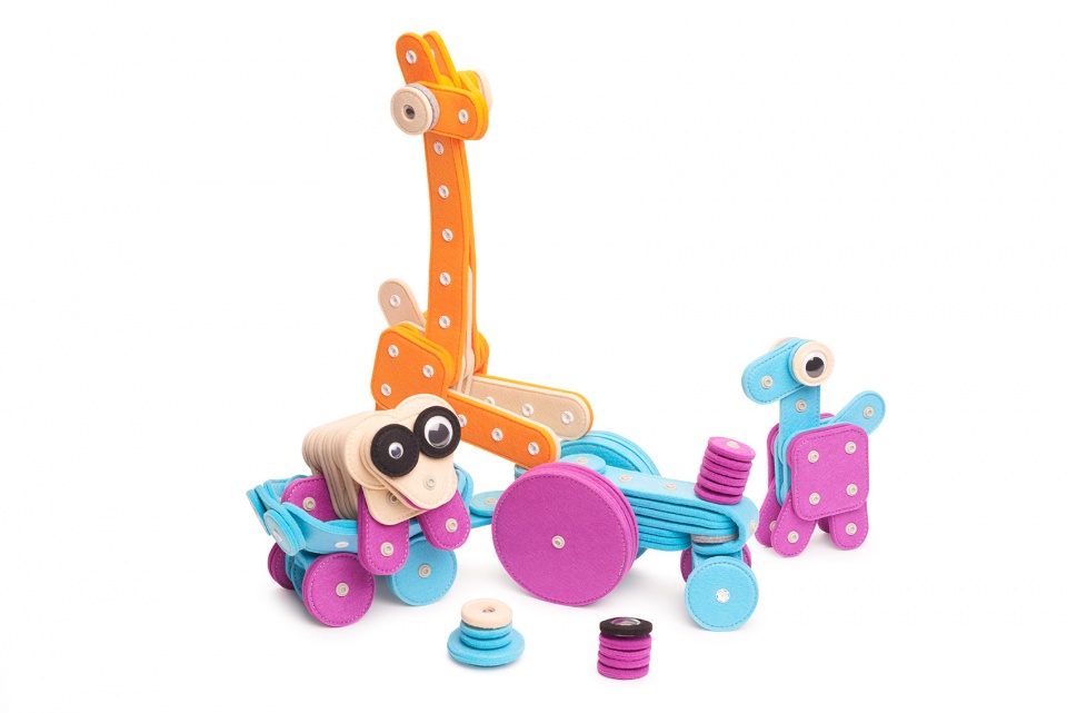 knop knop soft toy building kit by rodion zenevich