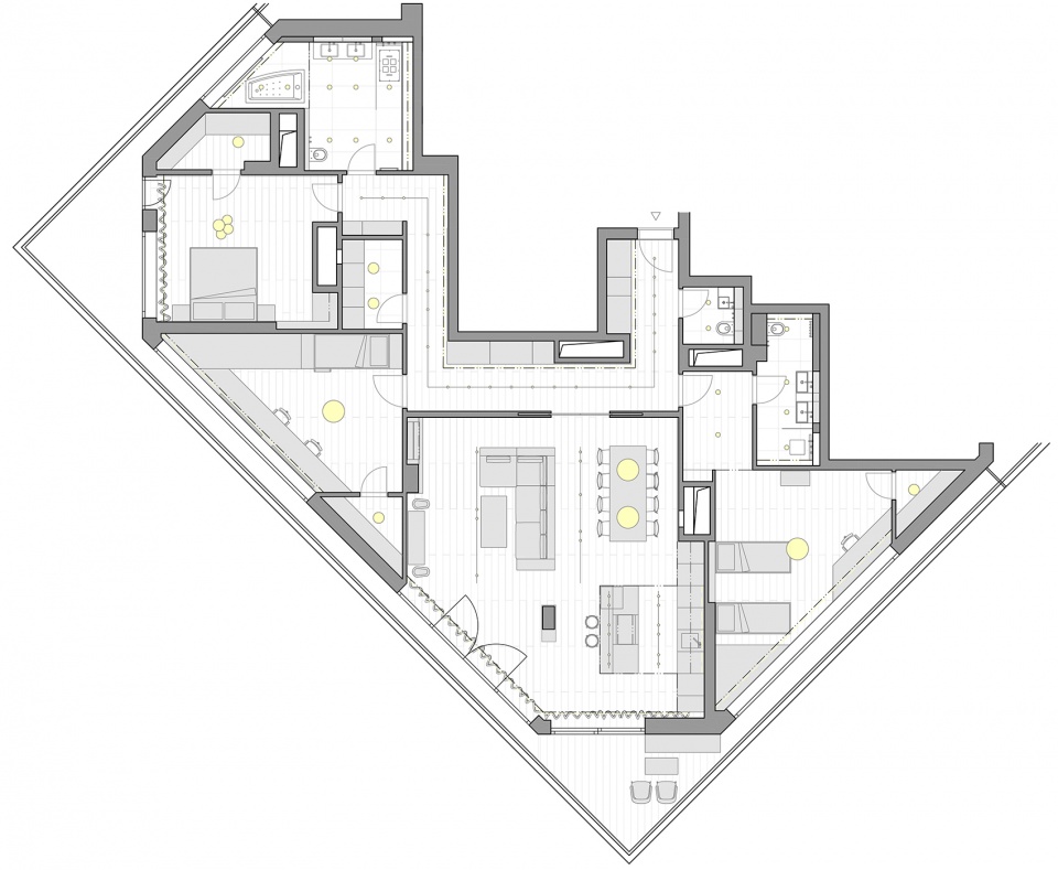 minimalist apartment by barbora leblova