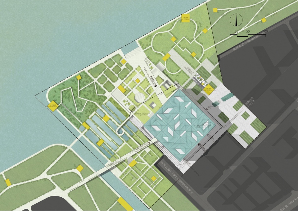 design proposal for guoshen national museum shenzhen by urbanus