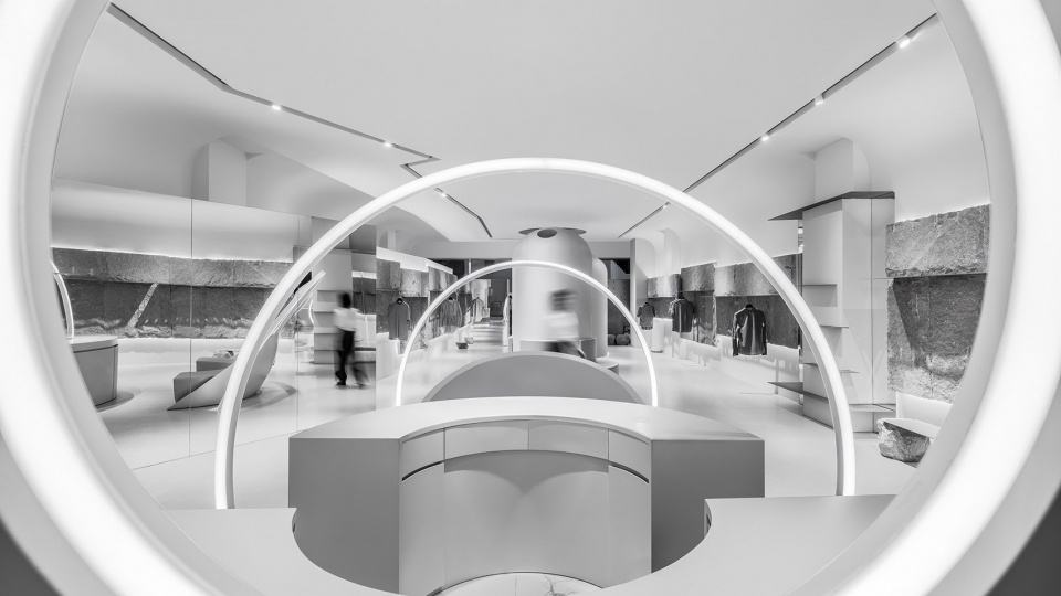 wu menswear flagship store china by cun design