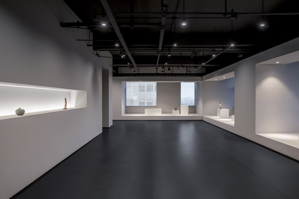 Folding gallery art Center China by BANDe Architects