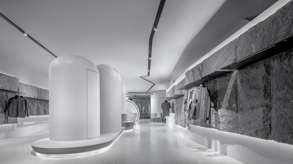 wu menswear flagship store china by cun design