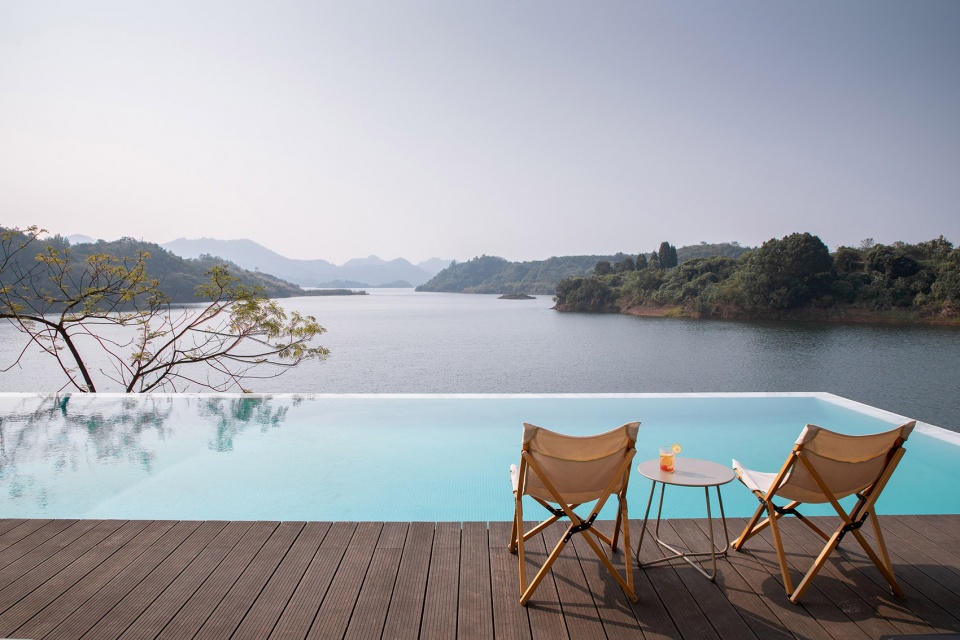 lost villa qiandao lake interior design china by eeri