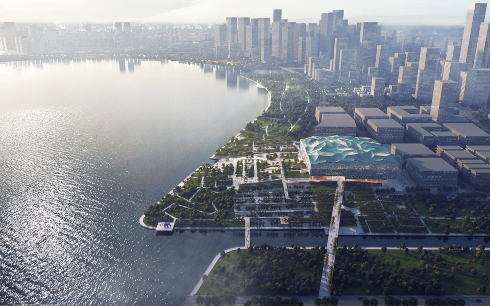 design proposal for guoshen national museum shenzhen by urbanus