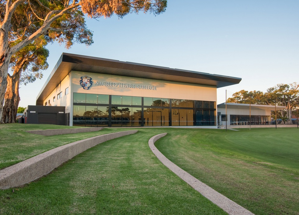 sacred heart college war memorial oval redevelopment by hames sharley