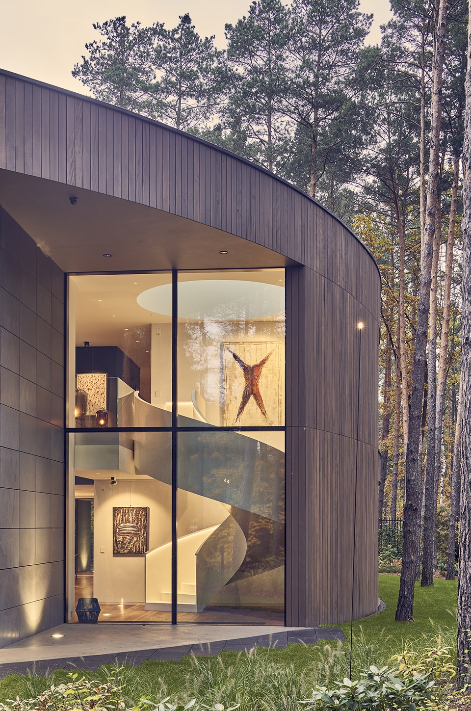 circle wood poland by mobius architects