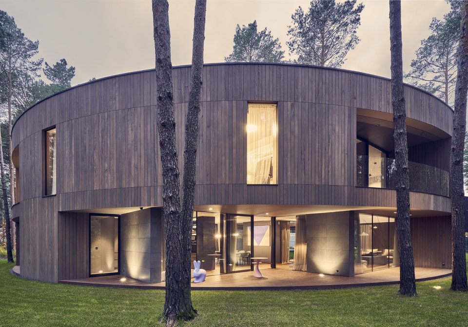 circle wood poland by mobius architects