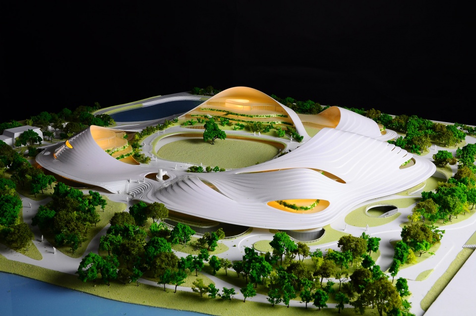 jiaxing civic center china by mad