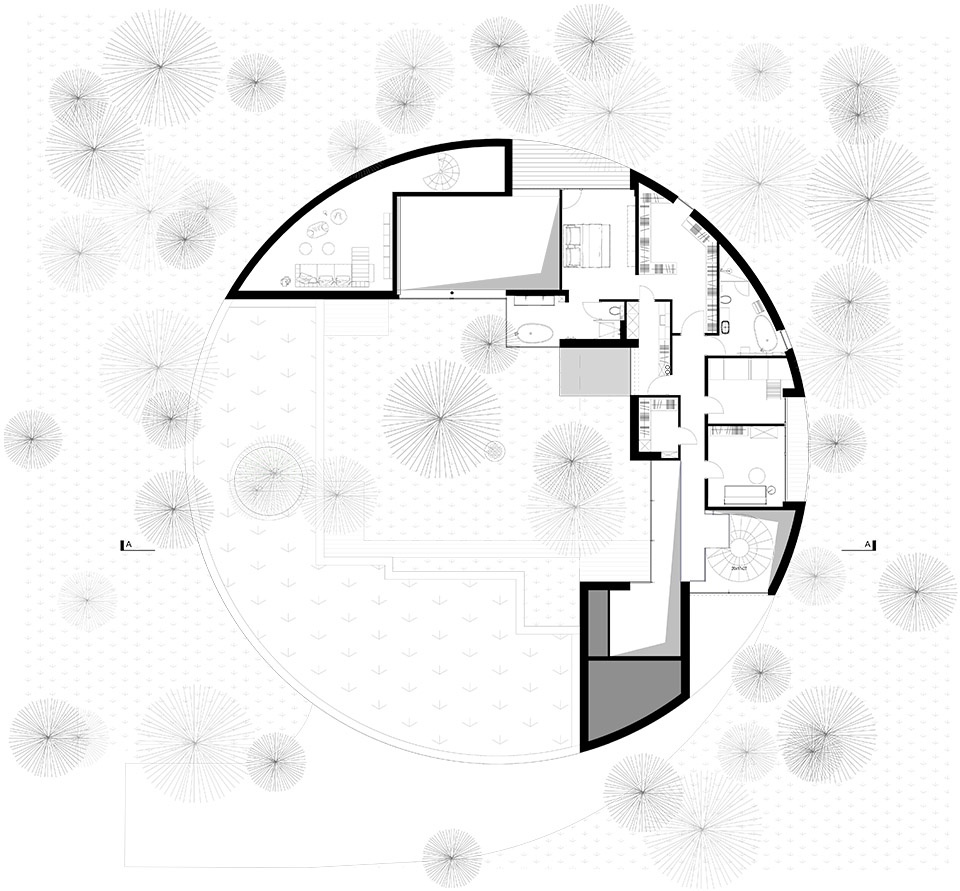 circle wood poland by mobius architects