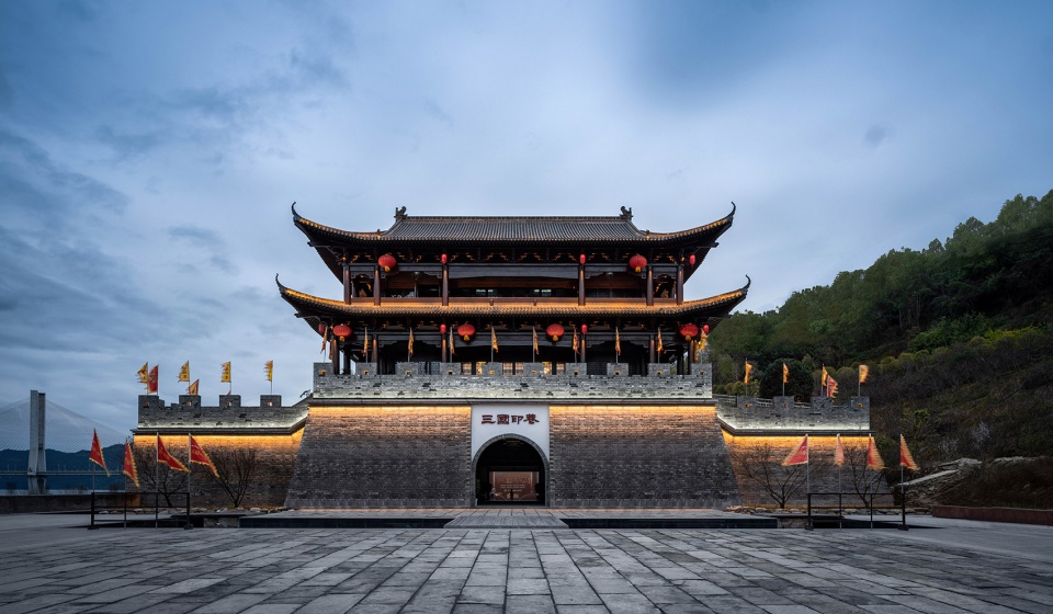 Zhangfei Temple Folk Custom Street Chongqing Yuandao Architecture