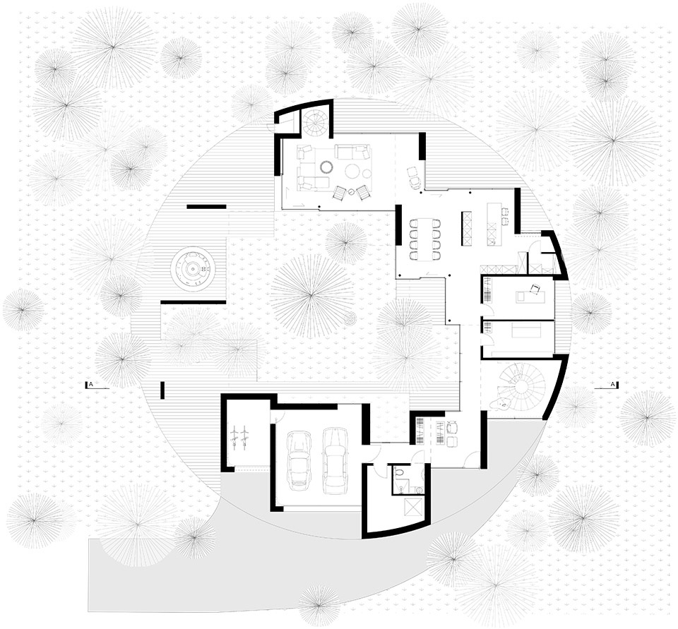 circle wood poland by mobius architects