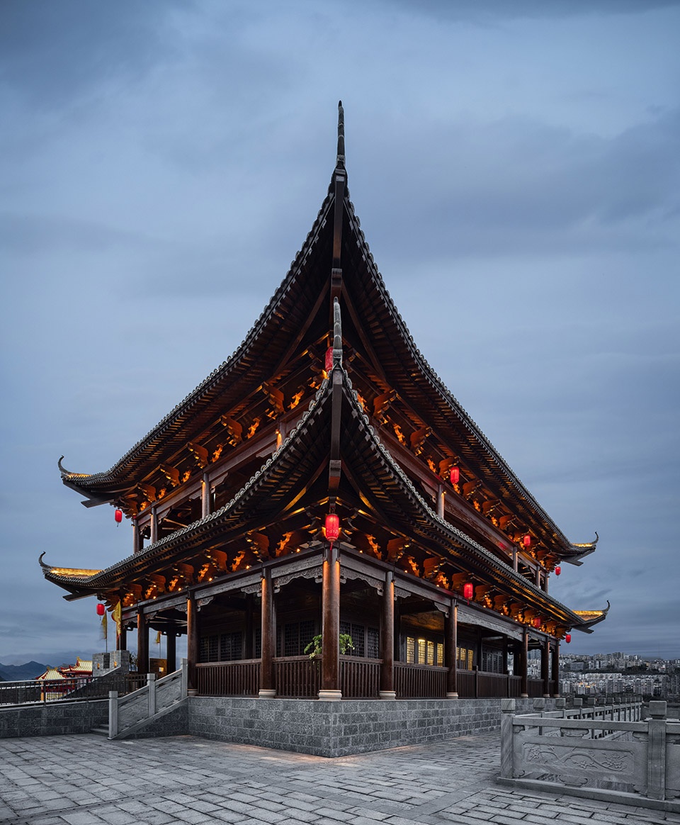 Zhangfei Temple Folk Custom Street Chongqing Yuandao Architecture