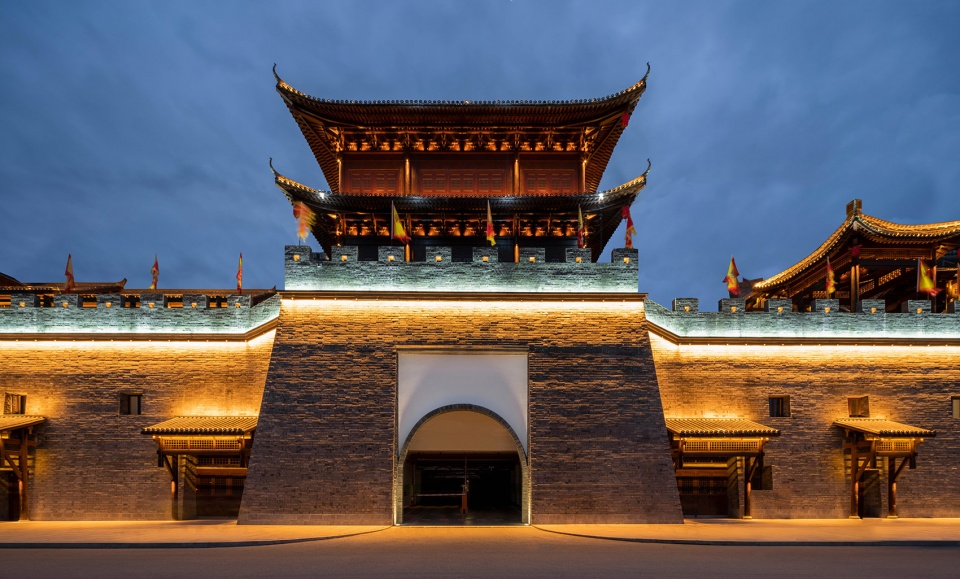 Zhangfei Temple Folk Custom Street Chongqing Yuandao Architecture