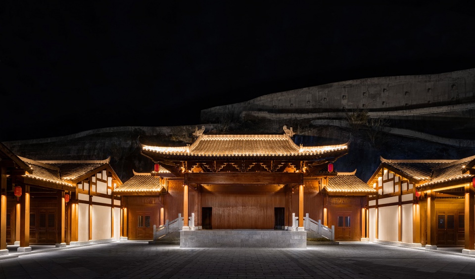 Zhangfei Temple Folk Custom Street Chongqing Yuandao Architecture