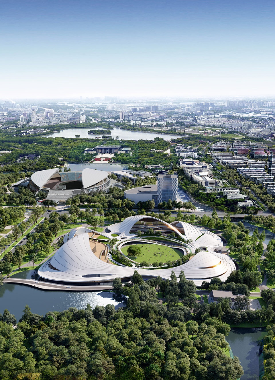 jiaxing civic center china by mad