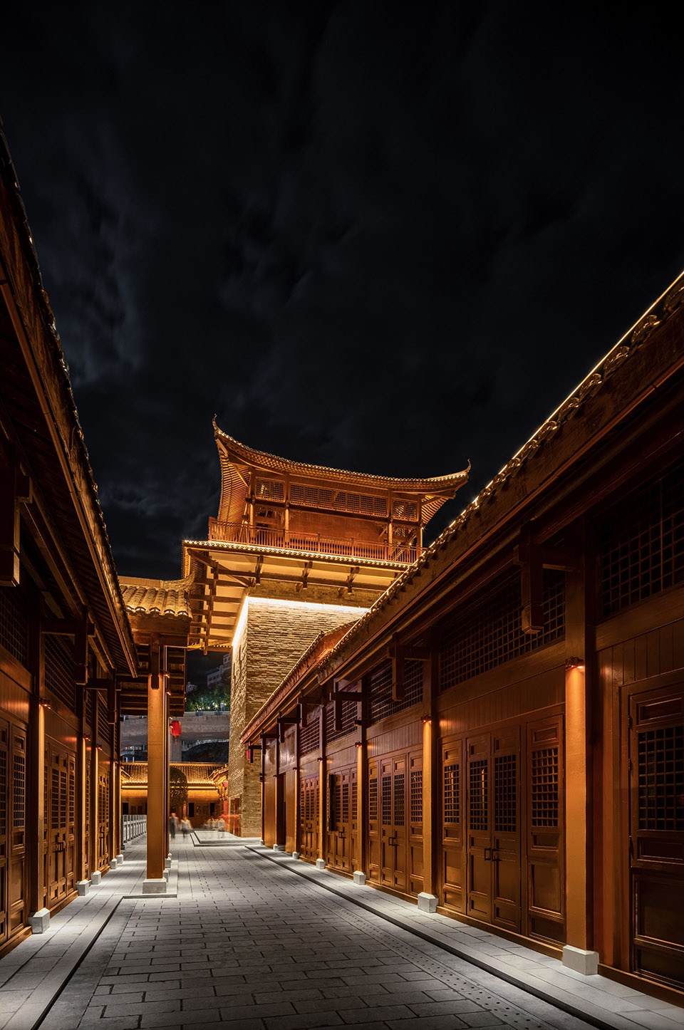 Zhangfei Temple Folk Custom Street Chongqing Yuandao Architecture