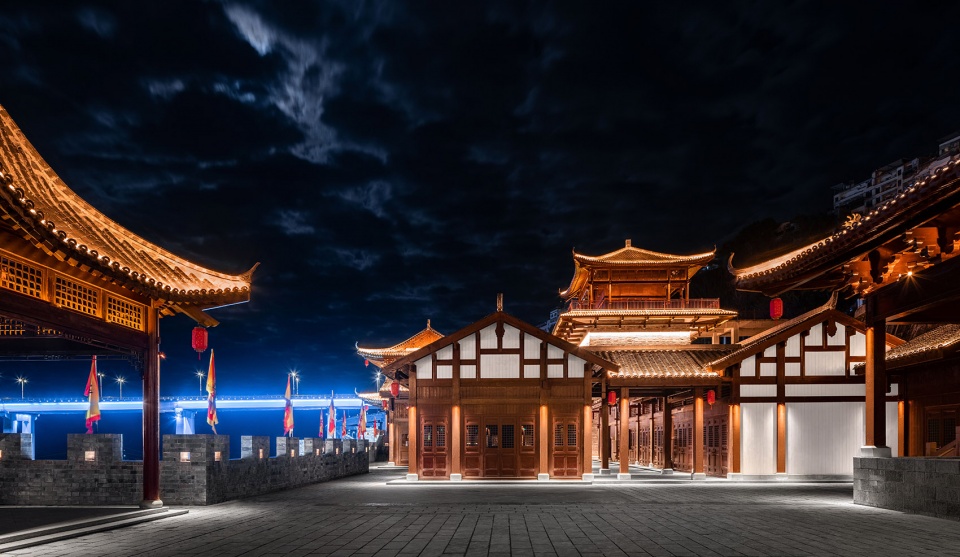 Zhangfei Temple Folk Custom Street Chongqing Yuandao Architecture