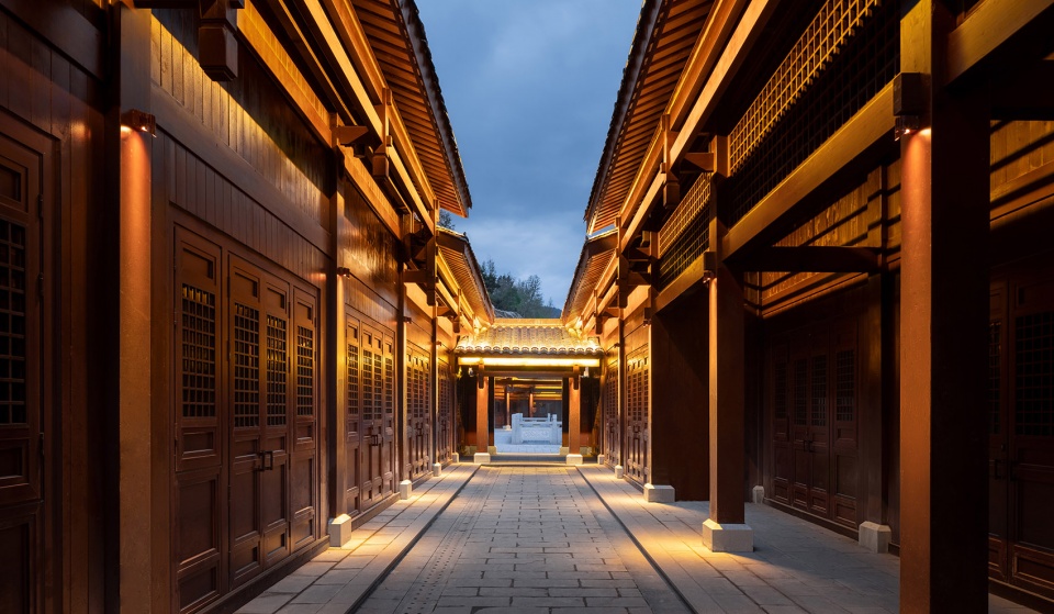 Zhangfei Temple Folk Custom Street Chongqing Yuandao Architecture