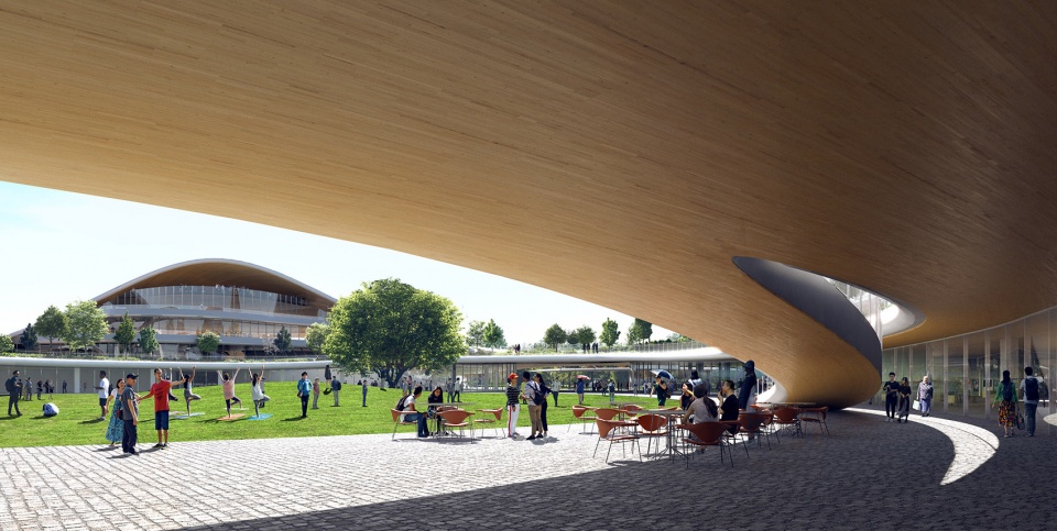jiaxing civic center china by mad