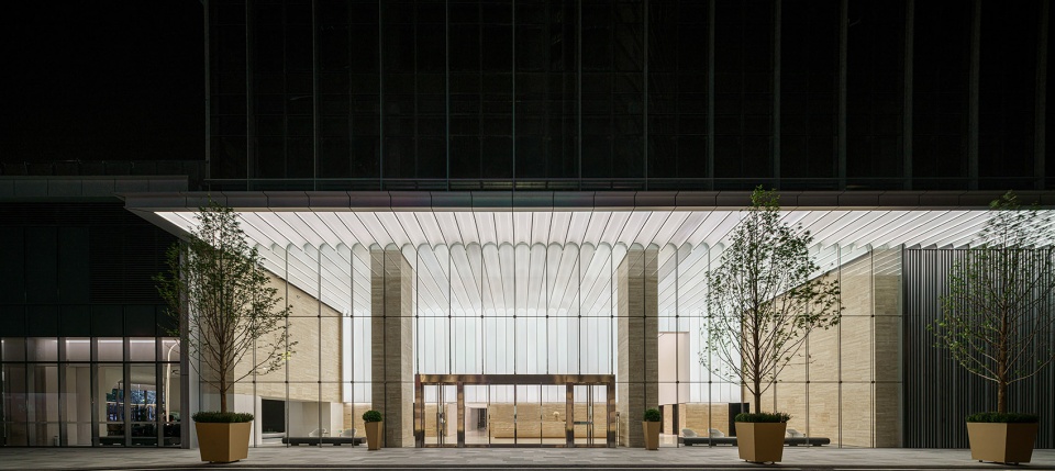 Shenzhen Sungang centre lobby and showroom China by AIM ARCHITECTURE