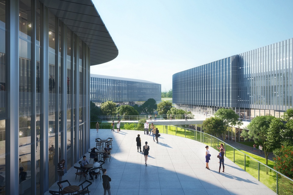 hangzhou alibaba damo nanhu industry park china by aedas