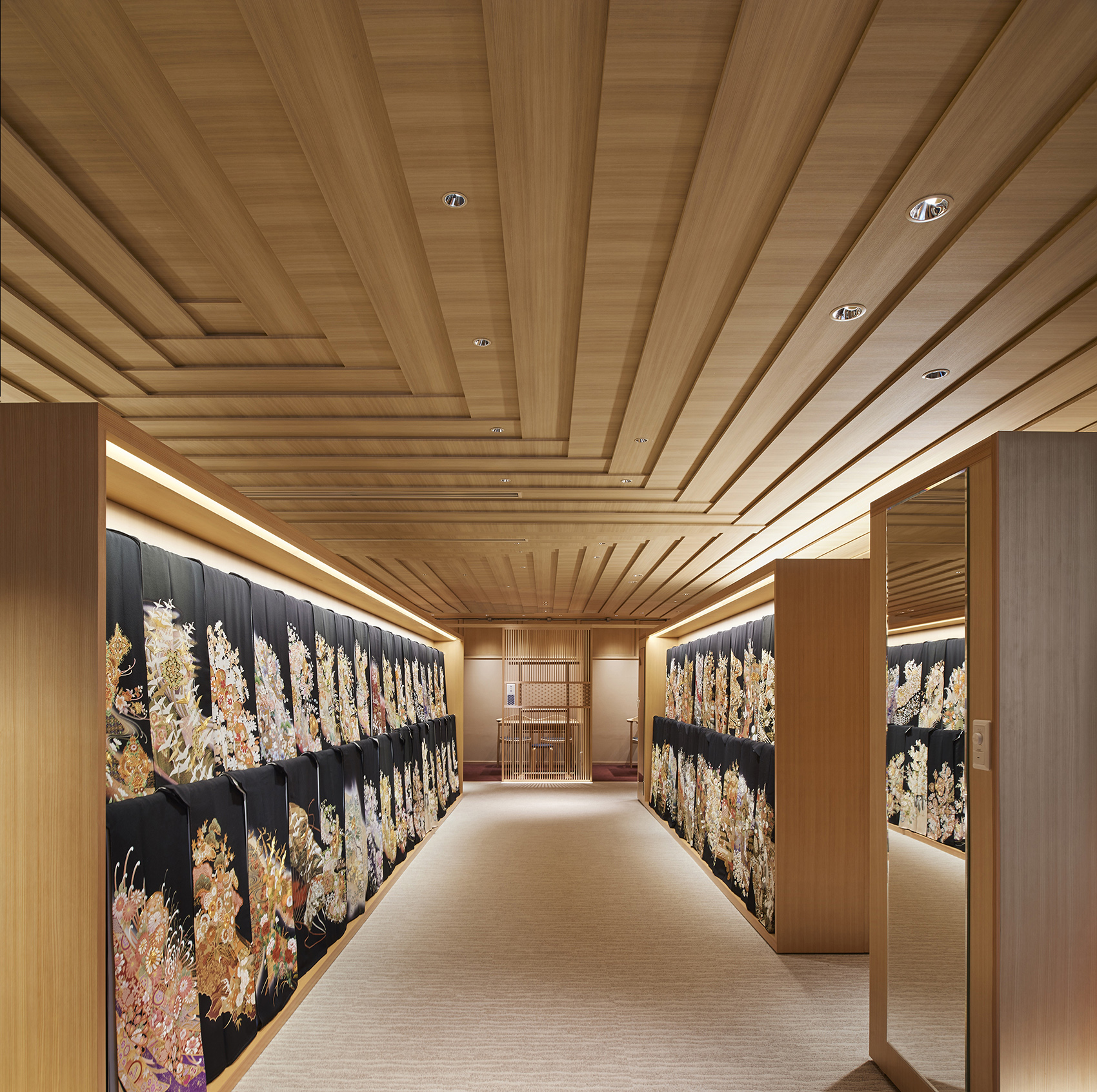 marusho kimono shop yokohama japan by tsutsumi associates