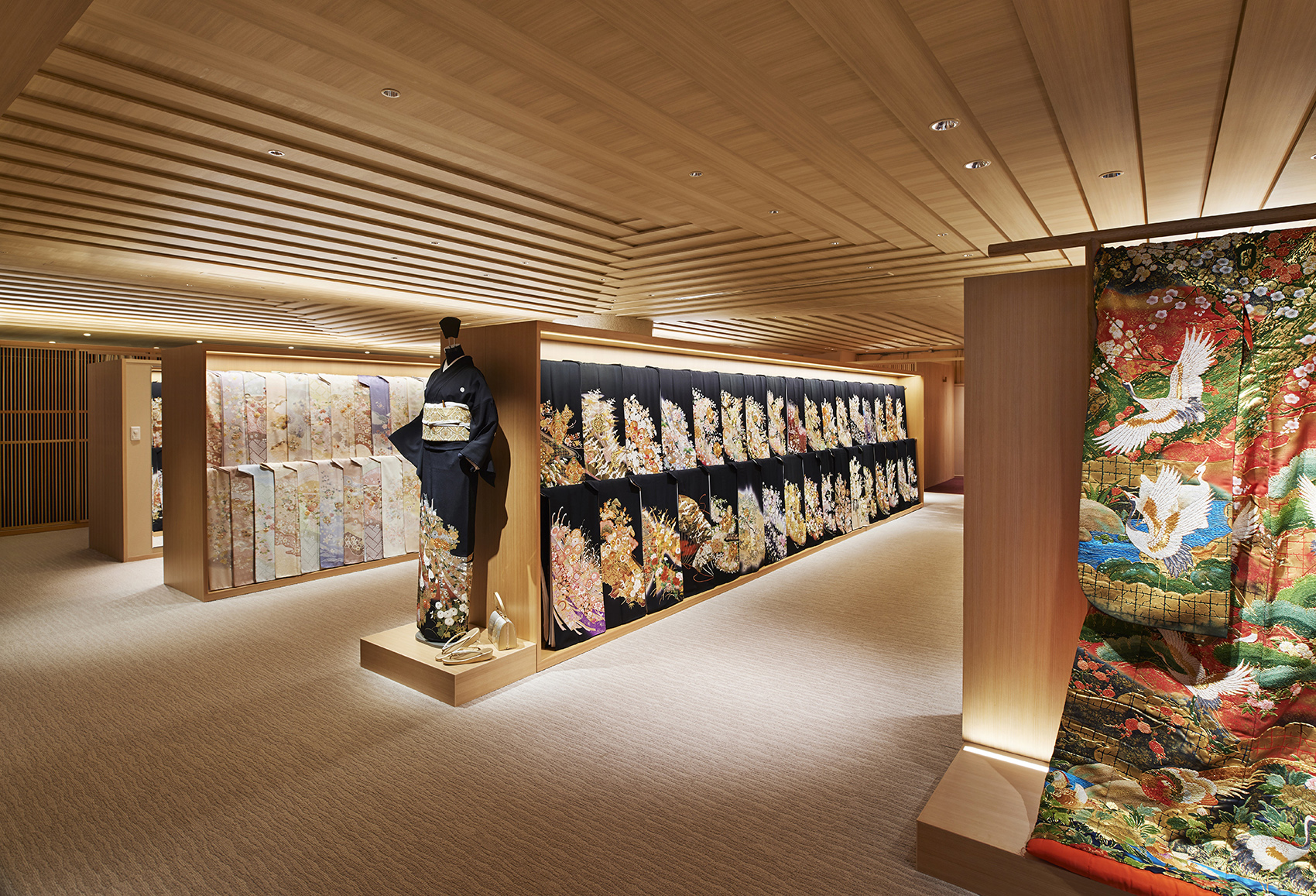 marusho kimono shop yokohama japan by tsutsumi associates