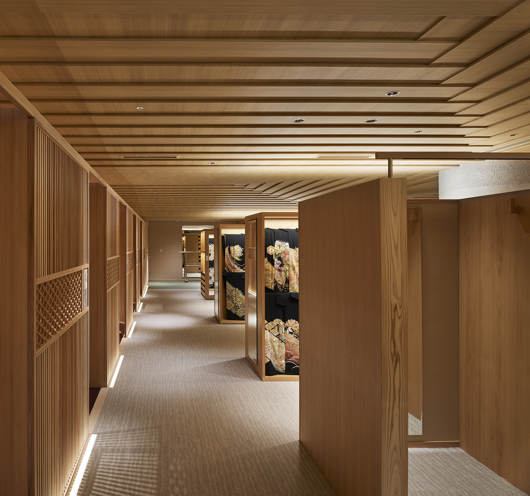 marusho kimono shop yokohama japan by tsutsumi associates
