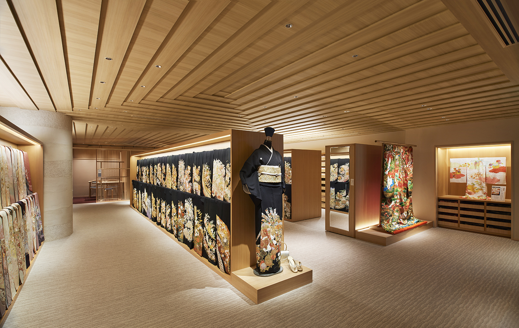 marusho kimono shop yokohama japan by tsutsumi associates