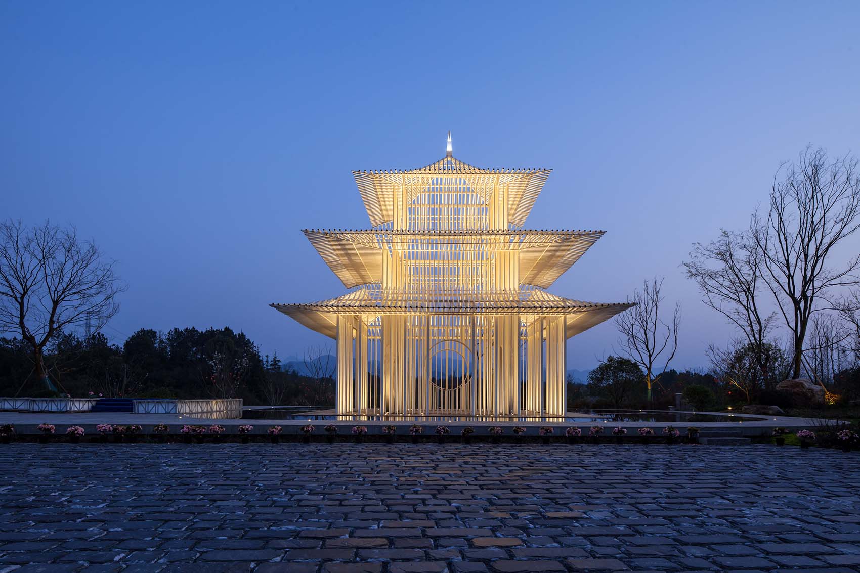 shadowless pavilion china by shanghai dachuan architects