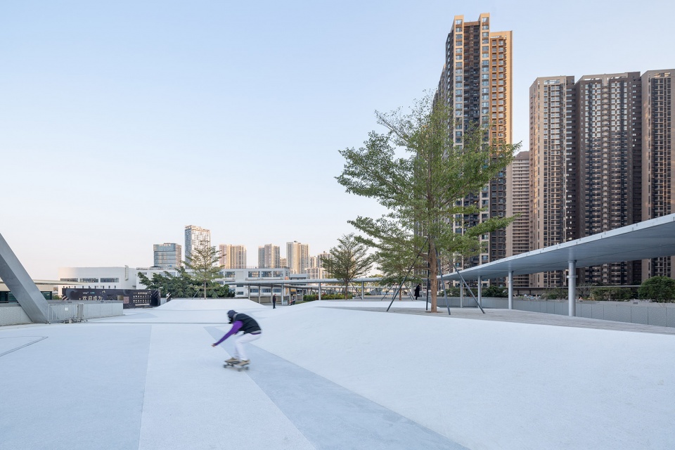 link city with nine dragon bridges longgang core area overpasses design china by fcha