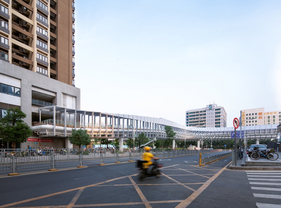 link city with nine dragon bridges longgang core area overpasses design china by fcha
