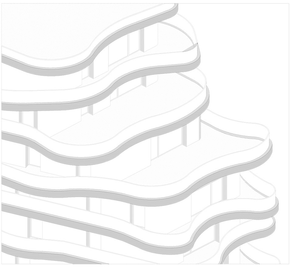 courbes residential building by christophe rousselle architecte