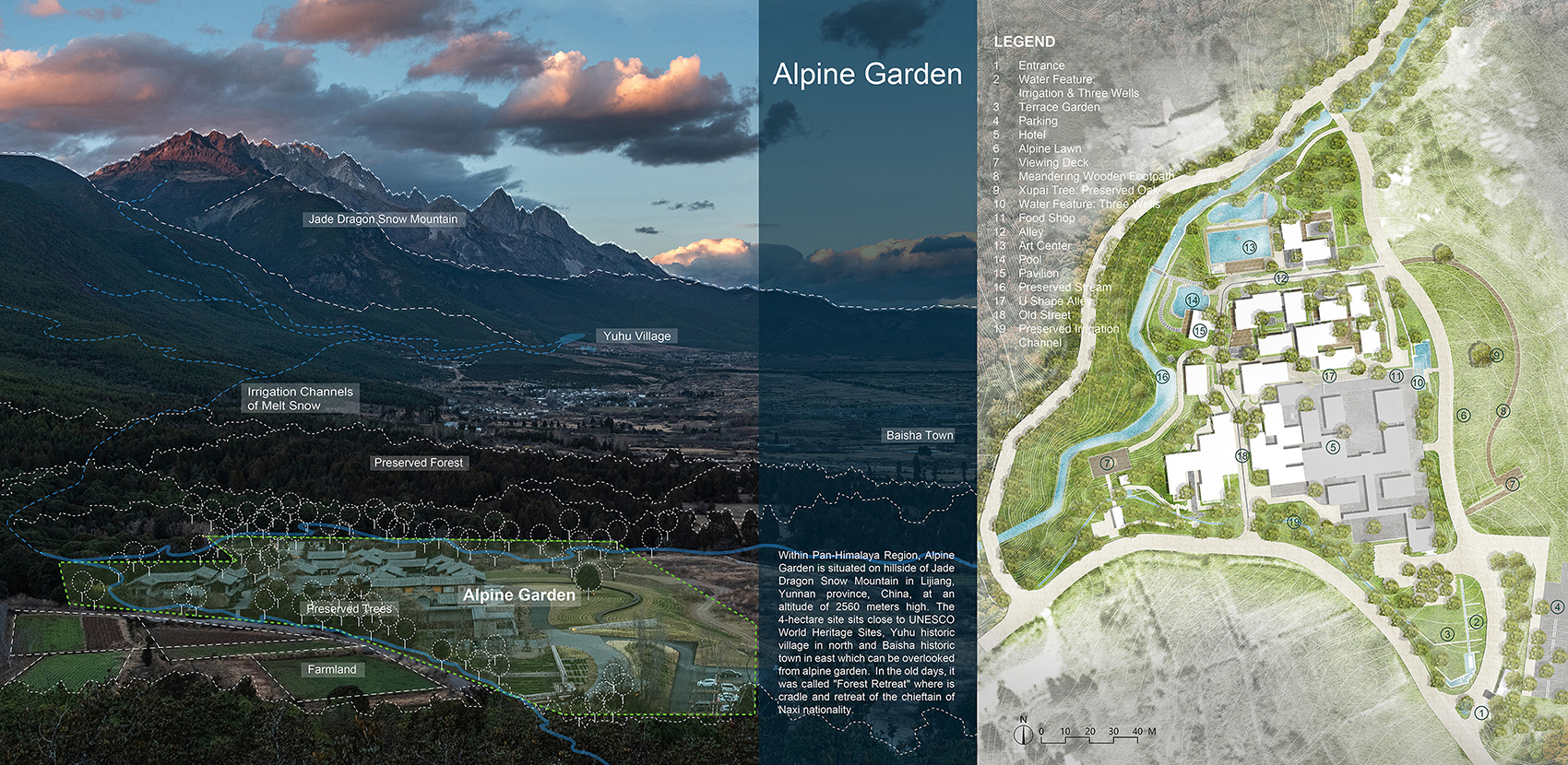 hylla alpine garden china by zscape