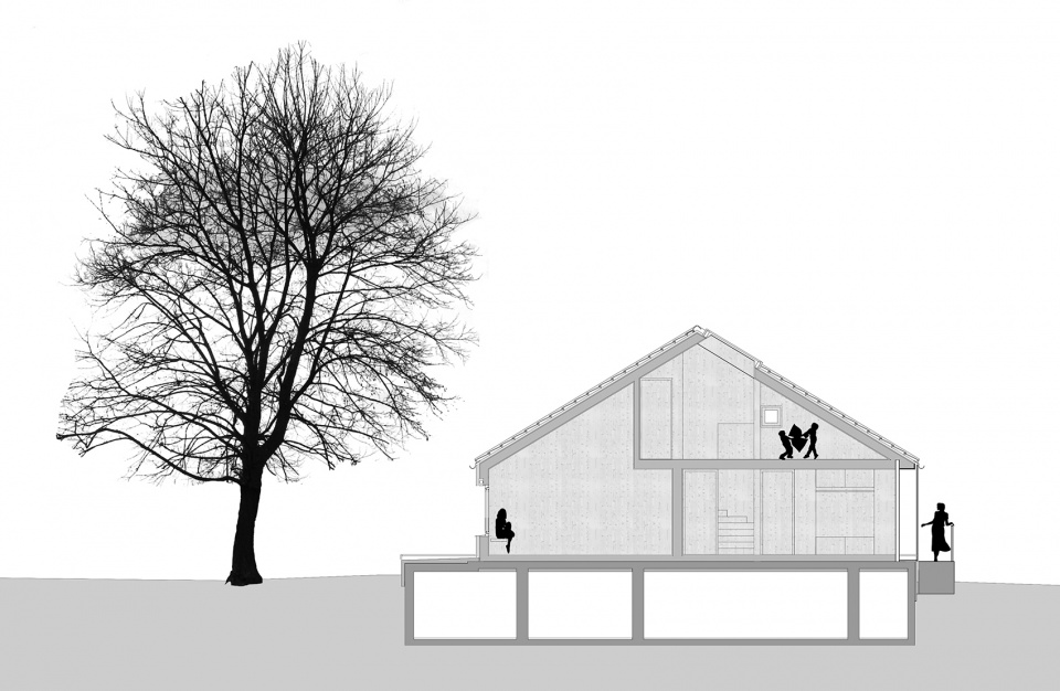 house made of spruce by mwarchitekten