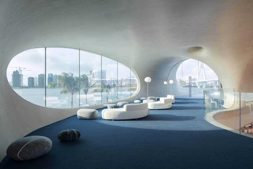 Wormhole Library Interior Design by MAD
