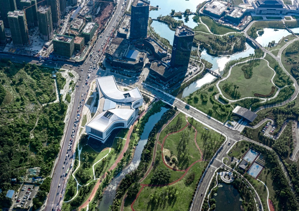 Yibin science and Technology Museum China by TJAD