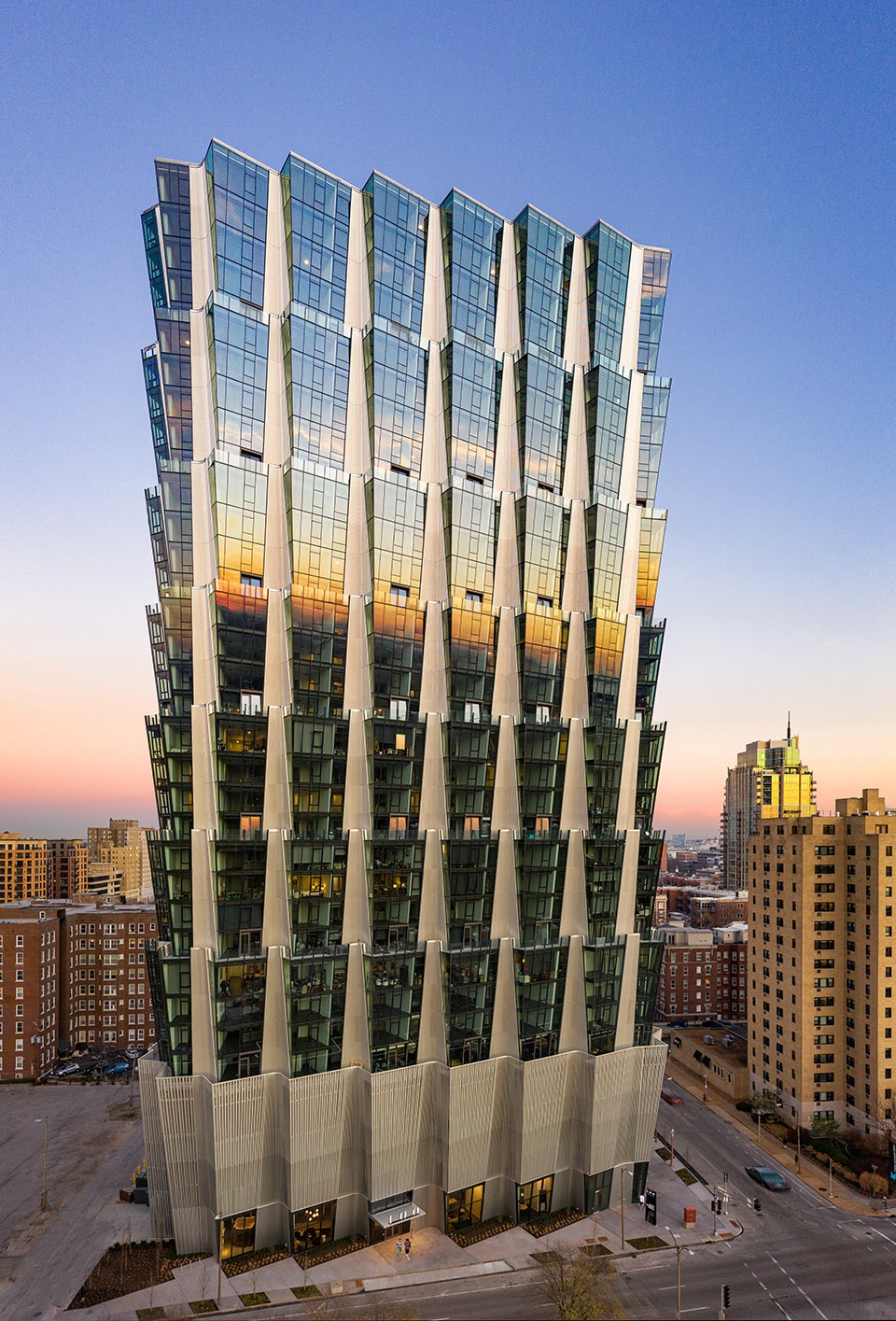 One Hundred residential tower by Studio Gang