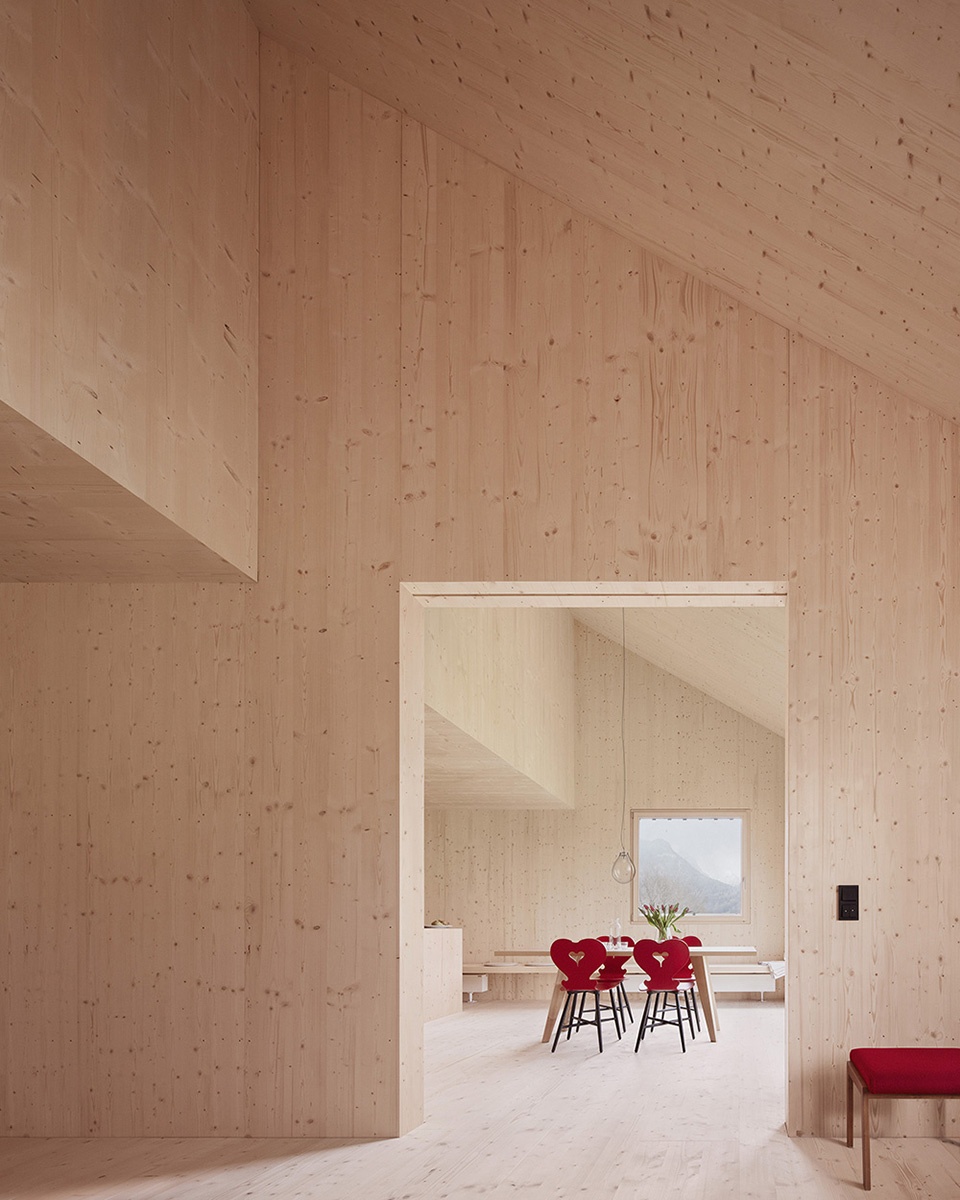 house made of spruce by mwarchitekten