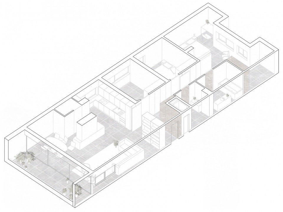 São Felix Apartment by Paulo Moreira Architectures