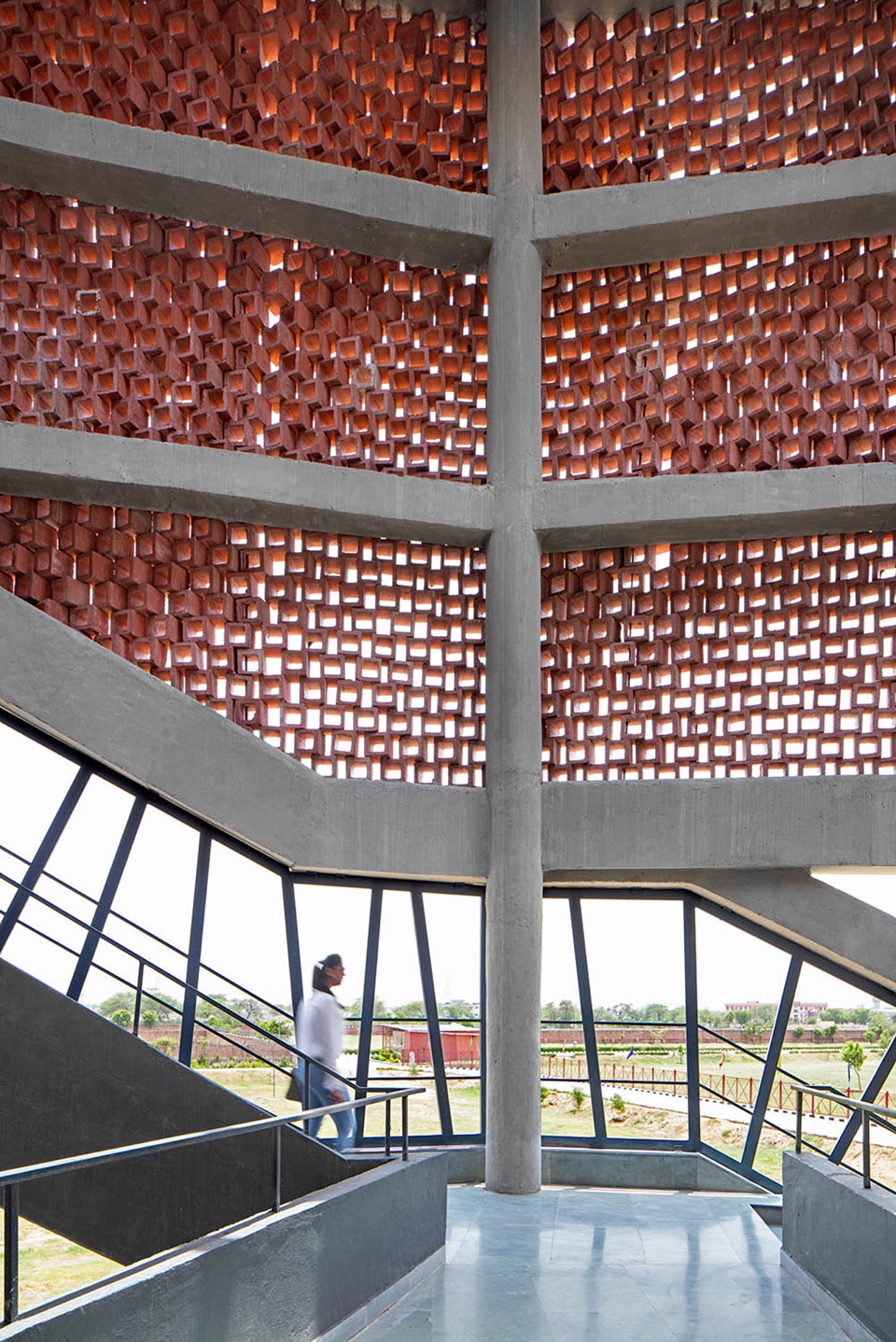 st andrews institute of technology and management girls hostel block by zero energy design lab