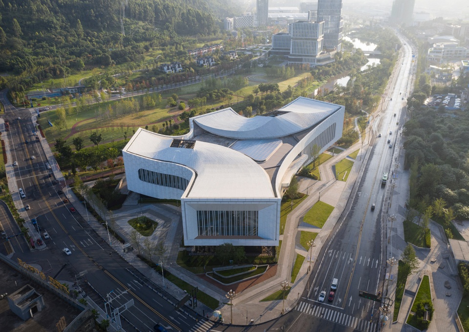 Yibin science and Technology Museum China by TJAD