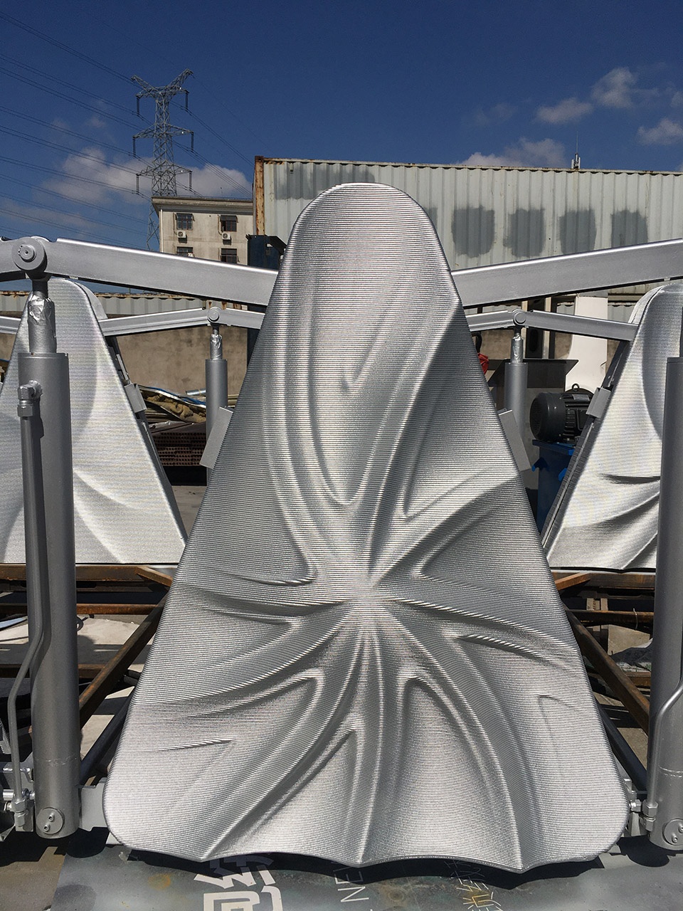 eternal wheel 3d printing stretchable landscape pedestrian bridge in shanghai by blua