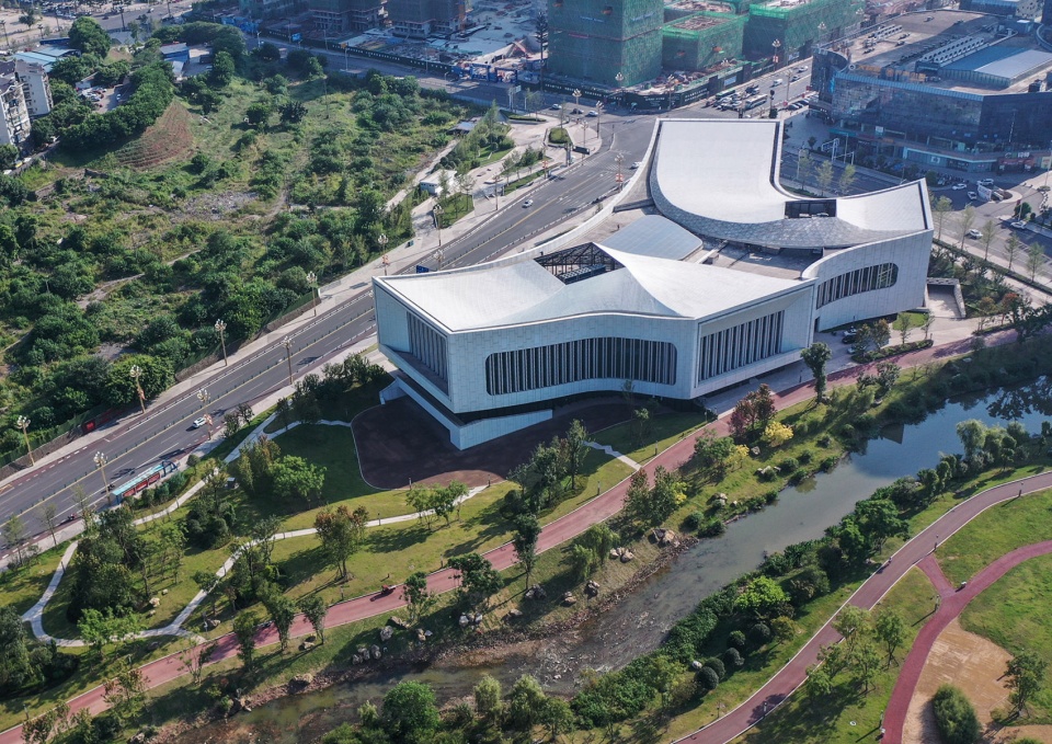 Yibin science and Technology Museum China by TJAD